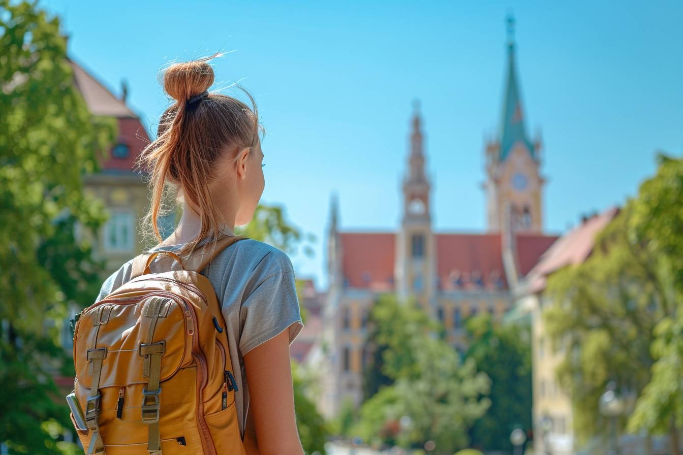 système éducatif croate : étudiants internationaux en campus universitaire croate