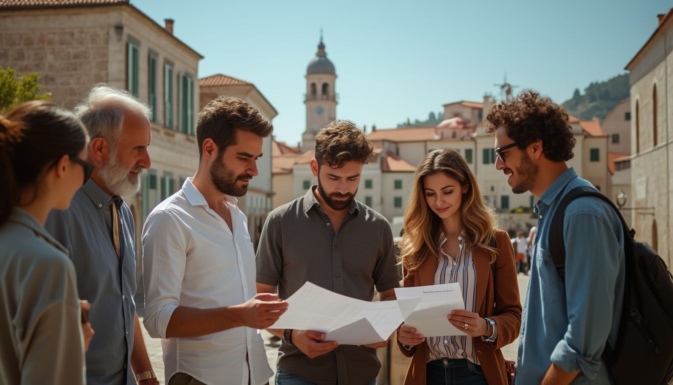 assurances santé expatriés Croatie : illustration d'une famille expatriée bénéficiant d'une couverture médicale en Croatie