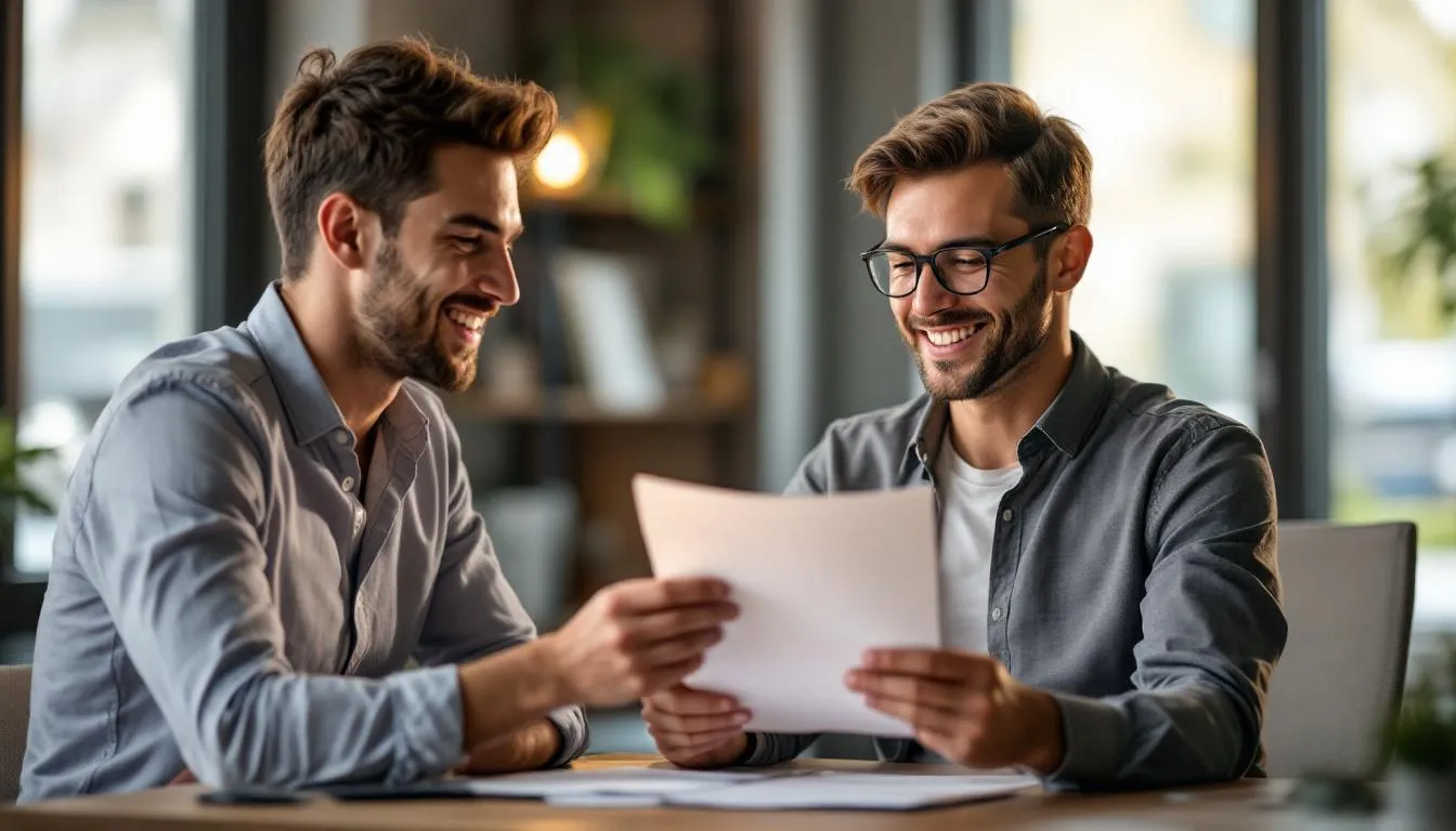appréciation de stagiaire : manager donnant un feedback à un stagiaire