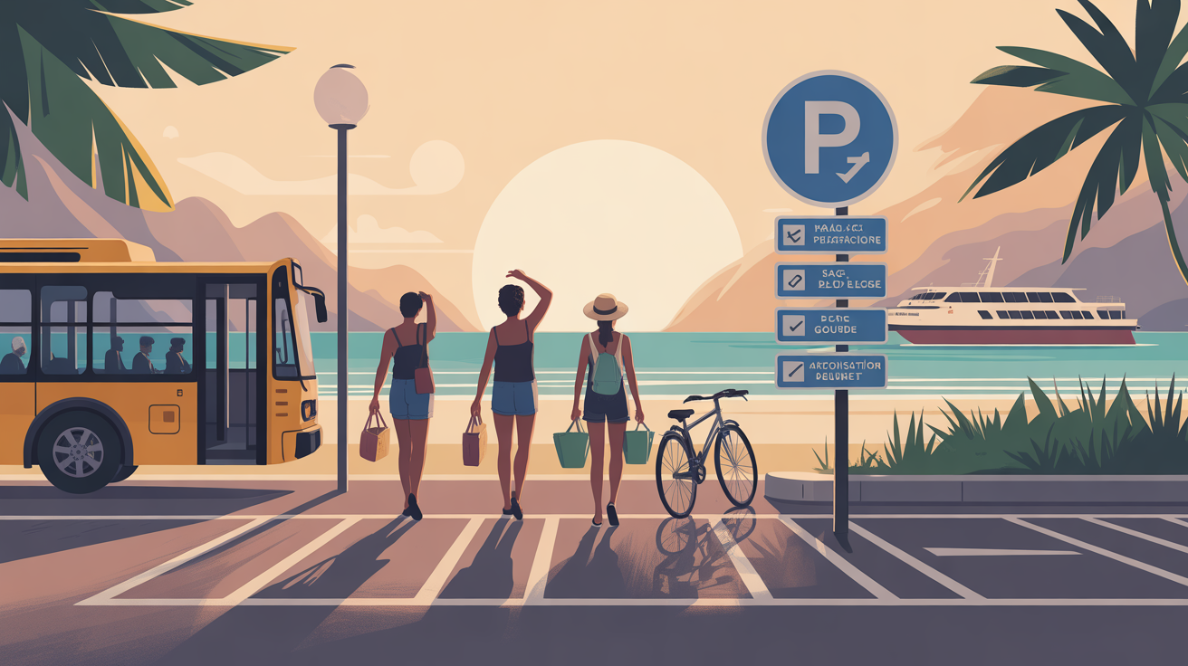 Organisation accès plages de Zadar conseils
