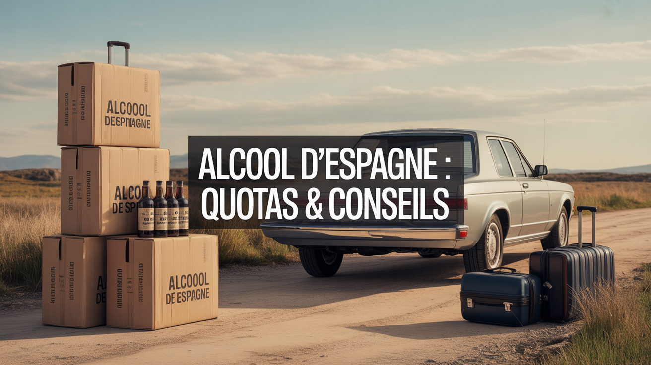 Voiture valise alcool quotas Espagne frontière