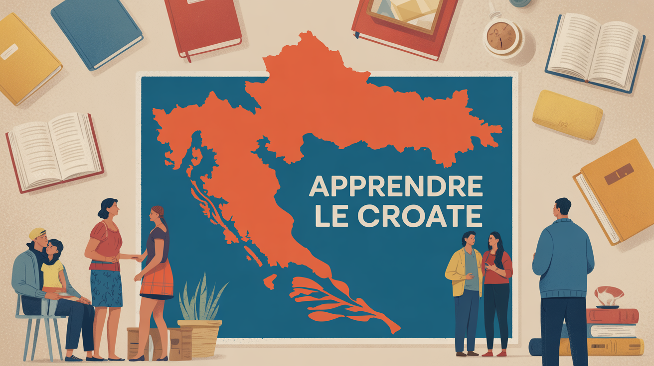 carte Croatie apprendre le croate en famille