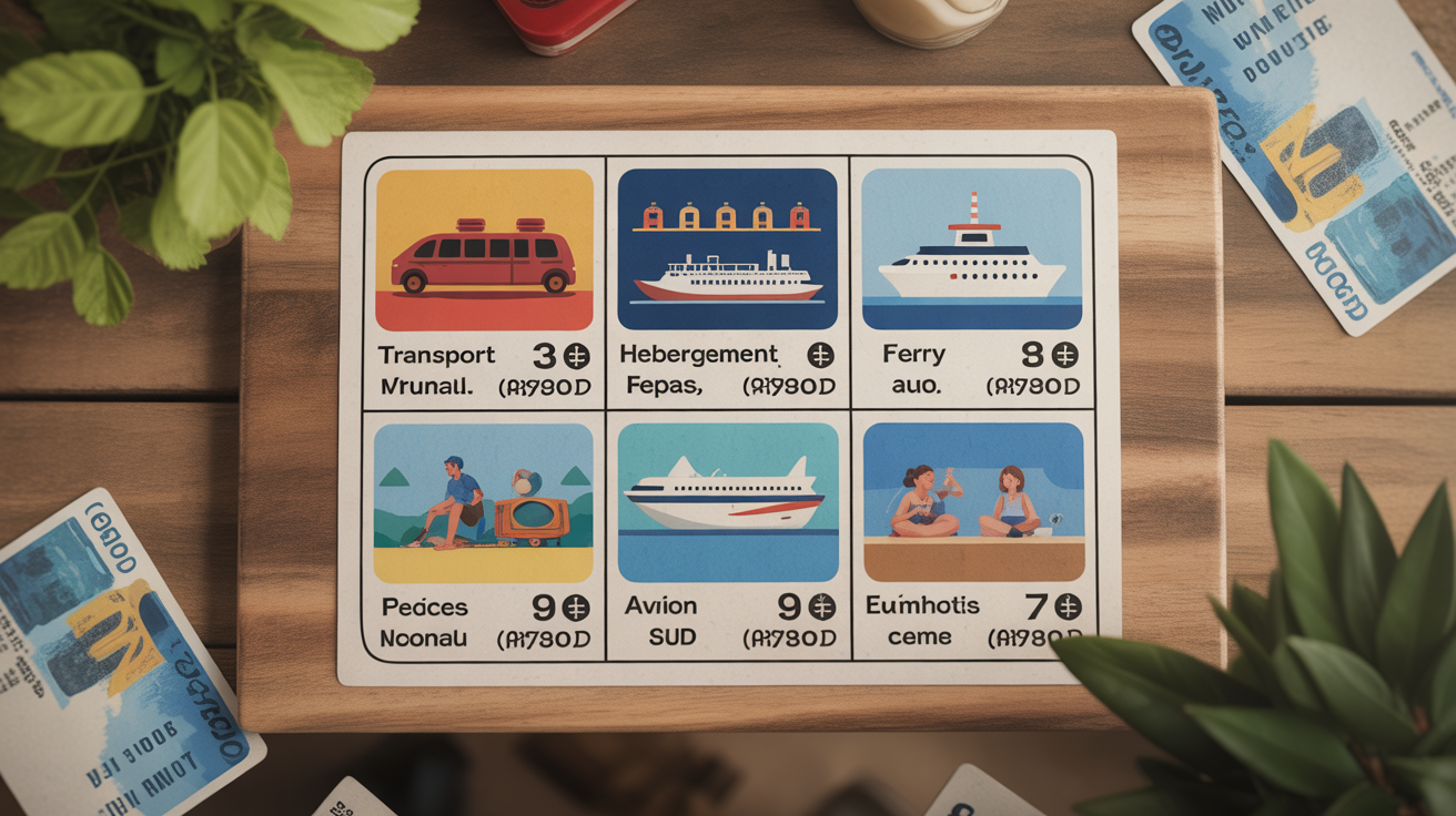 tableau budget road trip Croatie 3 semaines