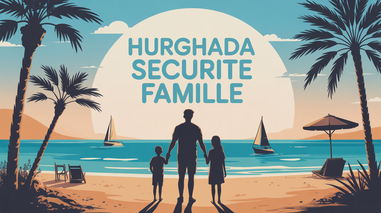 Illustration sécurité famille vacances à Hurghada