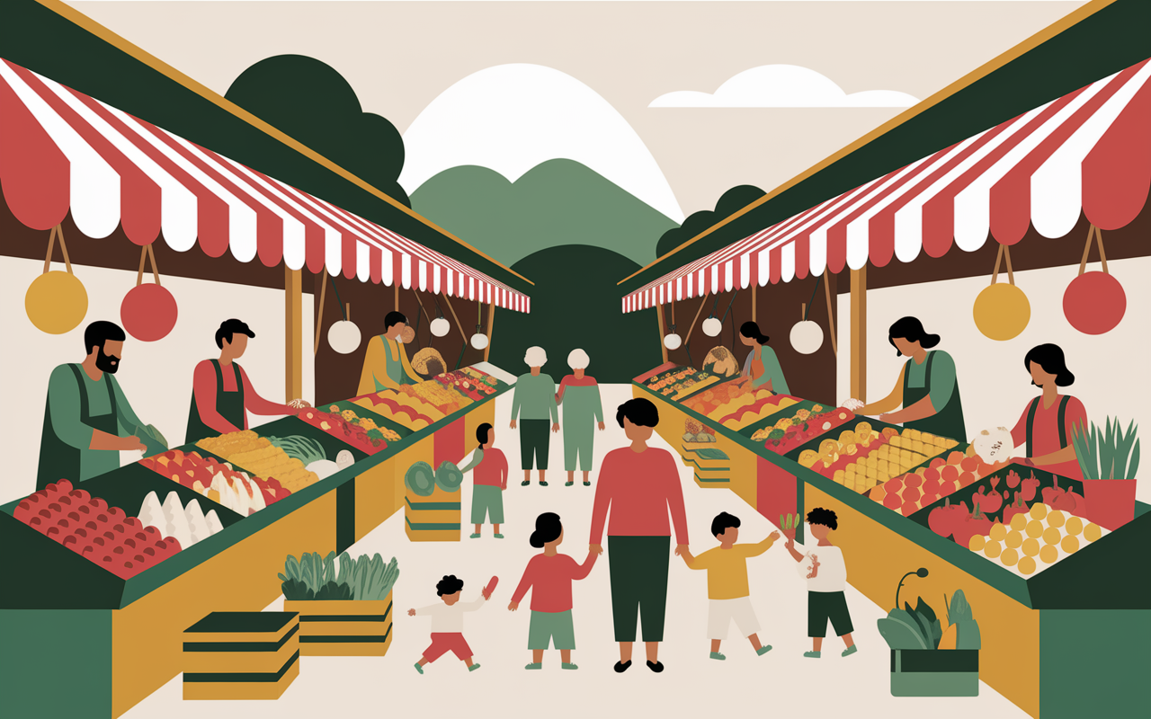 Marché Tirana Pazari i Ri local