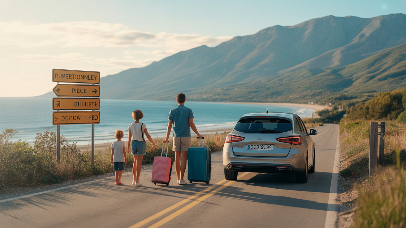 départ road trip Croatie famille budget