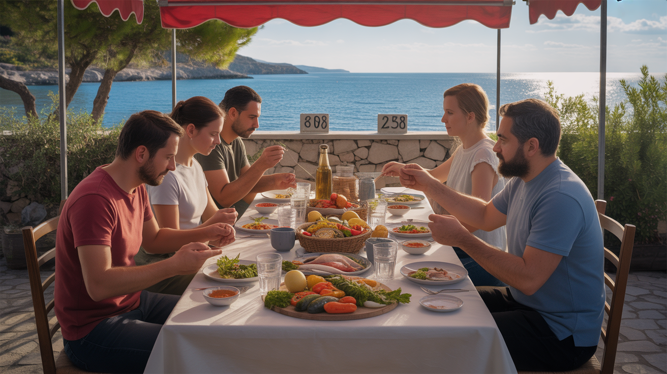 Marché Rijeka spécialités croates table conviviale mer