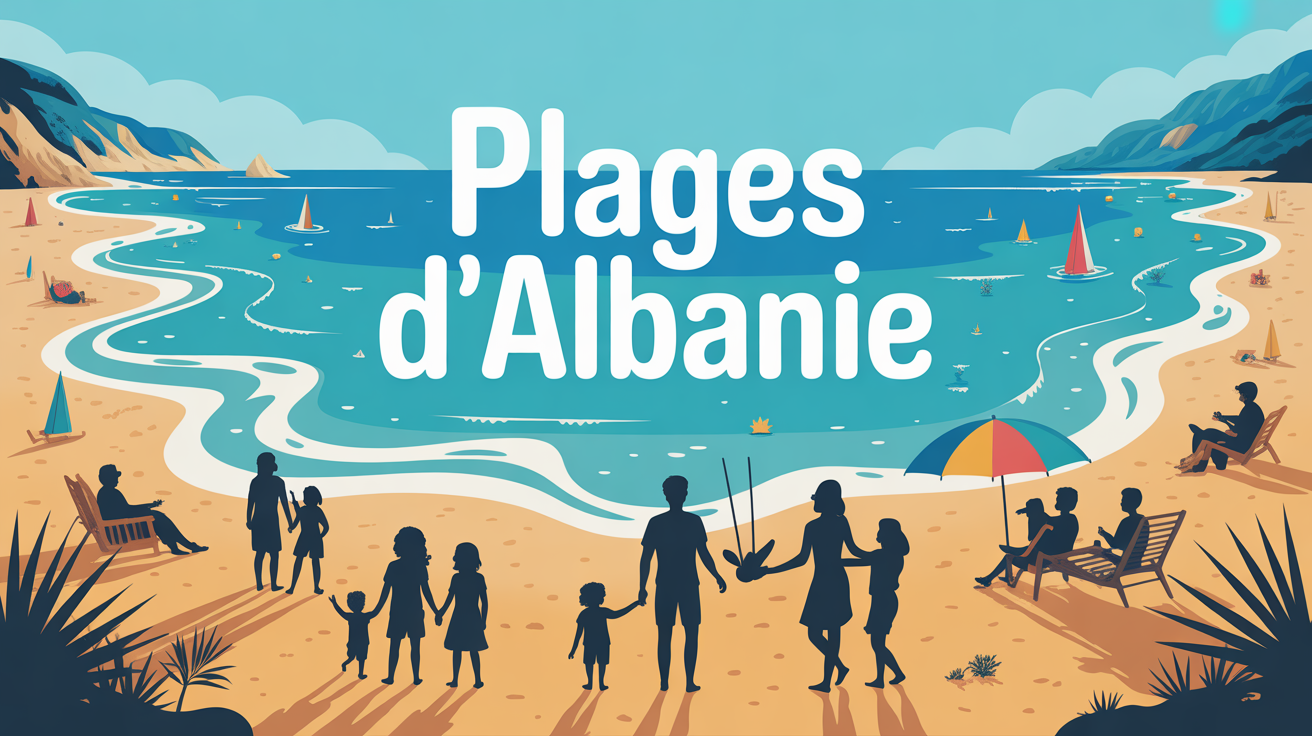 plages albanaises sable doré mer turquoise familles