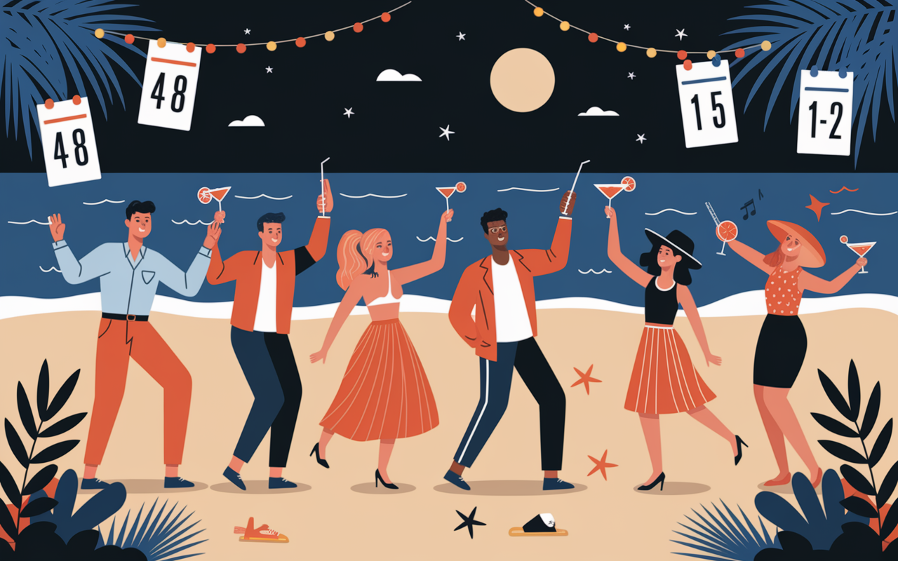 Fête plage Albanie, prix bas, ambiance accueillante