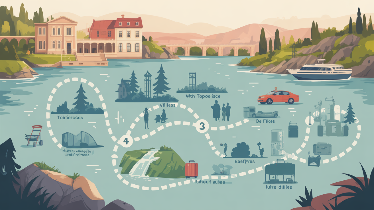 Itineraire optimisé Croatie en 10 jours étapes carte