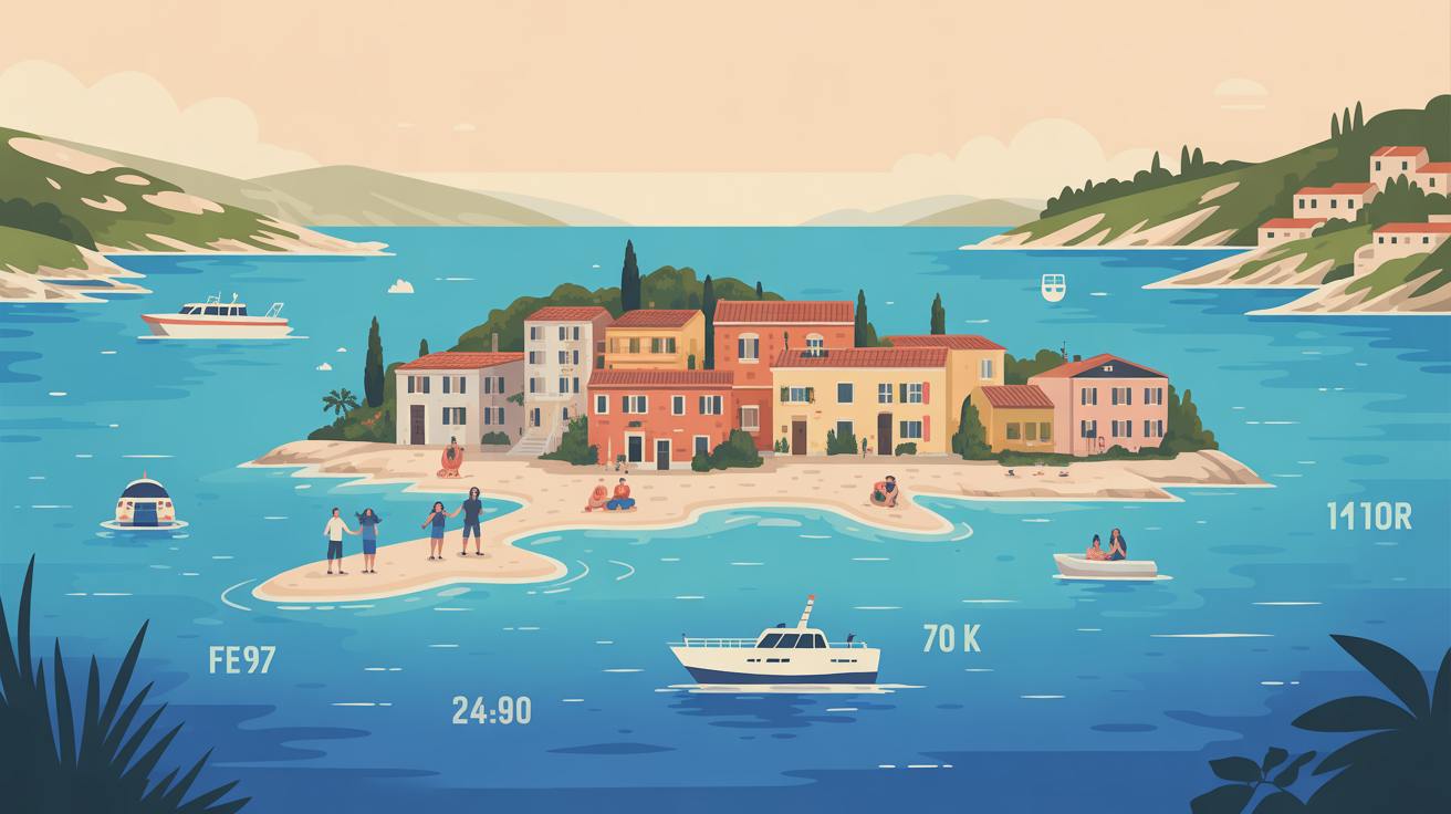 carte meilleure ile croate top 7 ambiance vacances