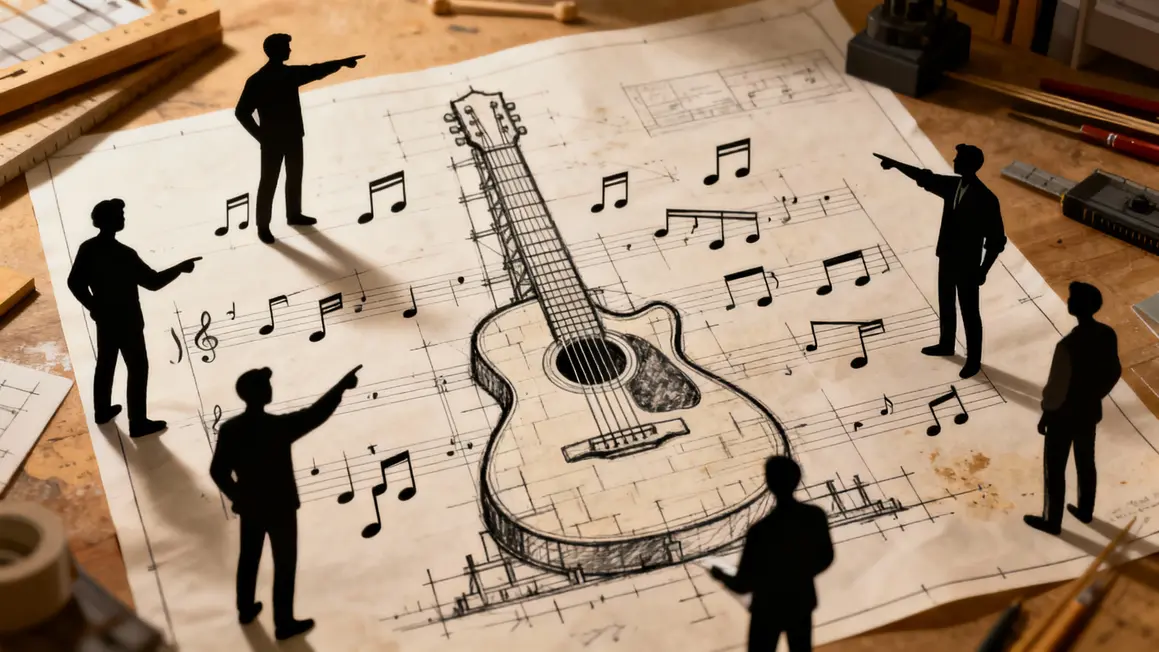 direction projet hotel guitare las vegas musique