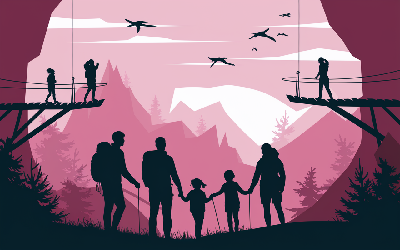 Alquezar canyon passerelles famille randonnee rapaces