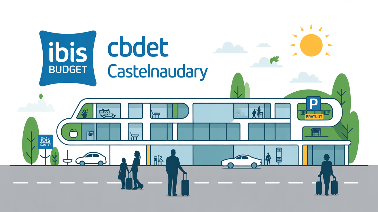 Ibis Budget Castelnaudary hotel moderne avec parking gratuit