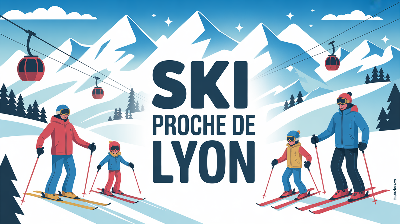 ski proche de Lyon famille montagne neige