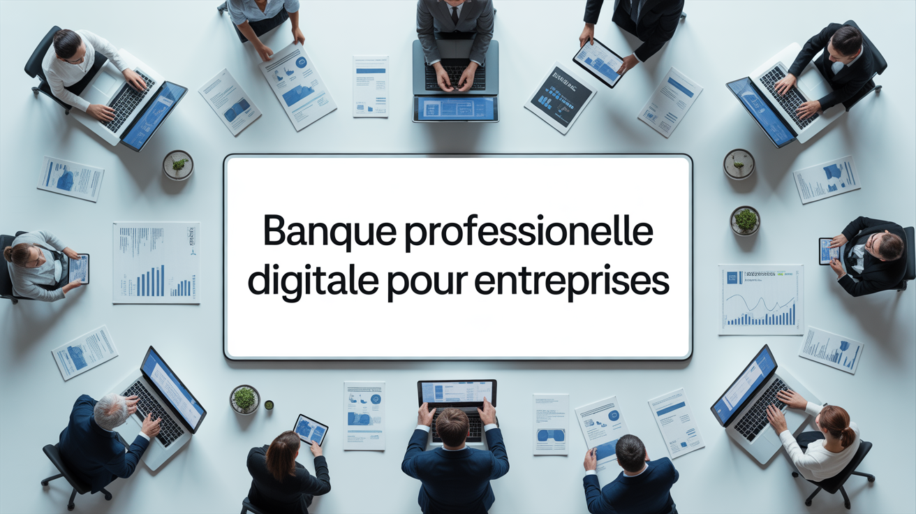 Espace bureau banque digitale entreprises