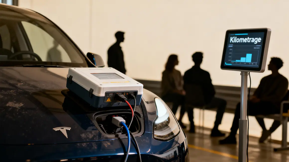 controle technique voiture electrique boite connectee