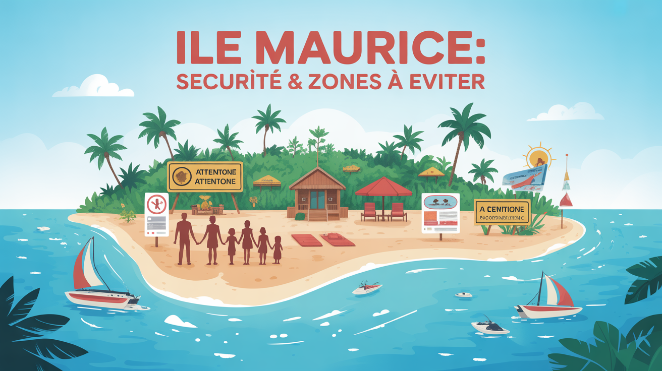 Carte tropicale île Maurice sécurité et zones à éviter