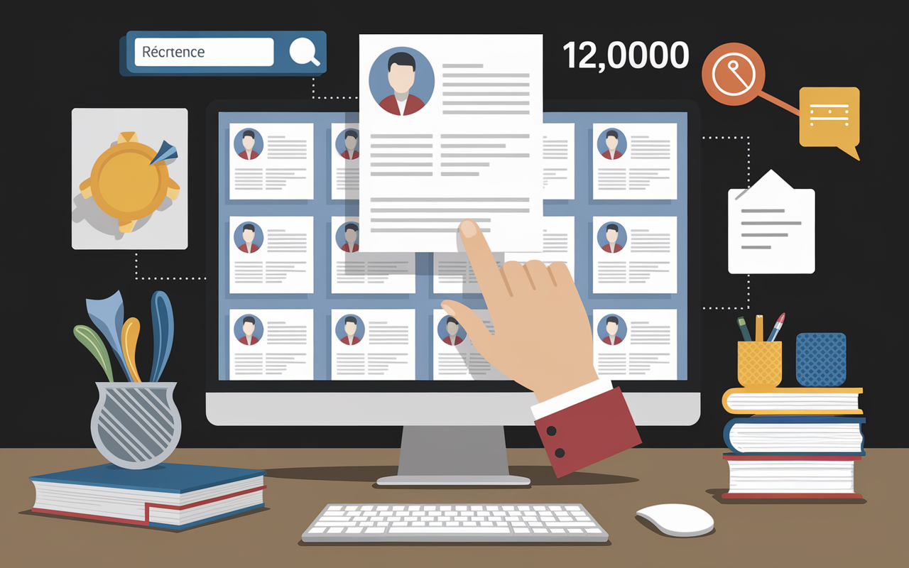 Selection CV outils Emploirama main filtre