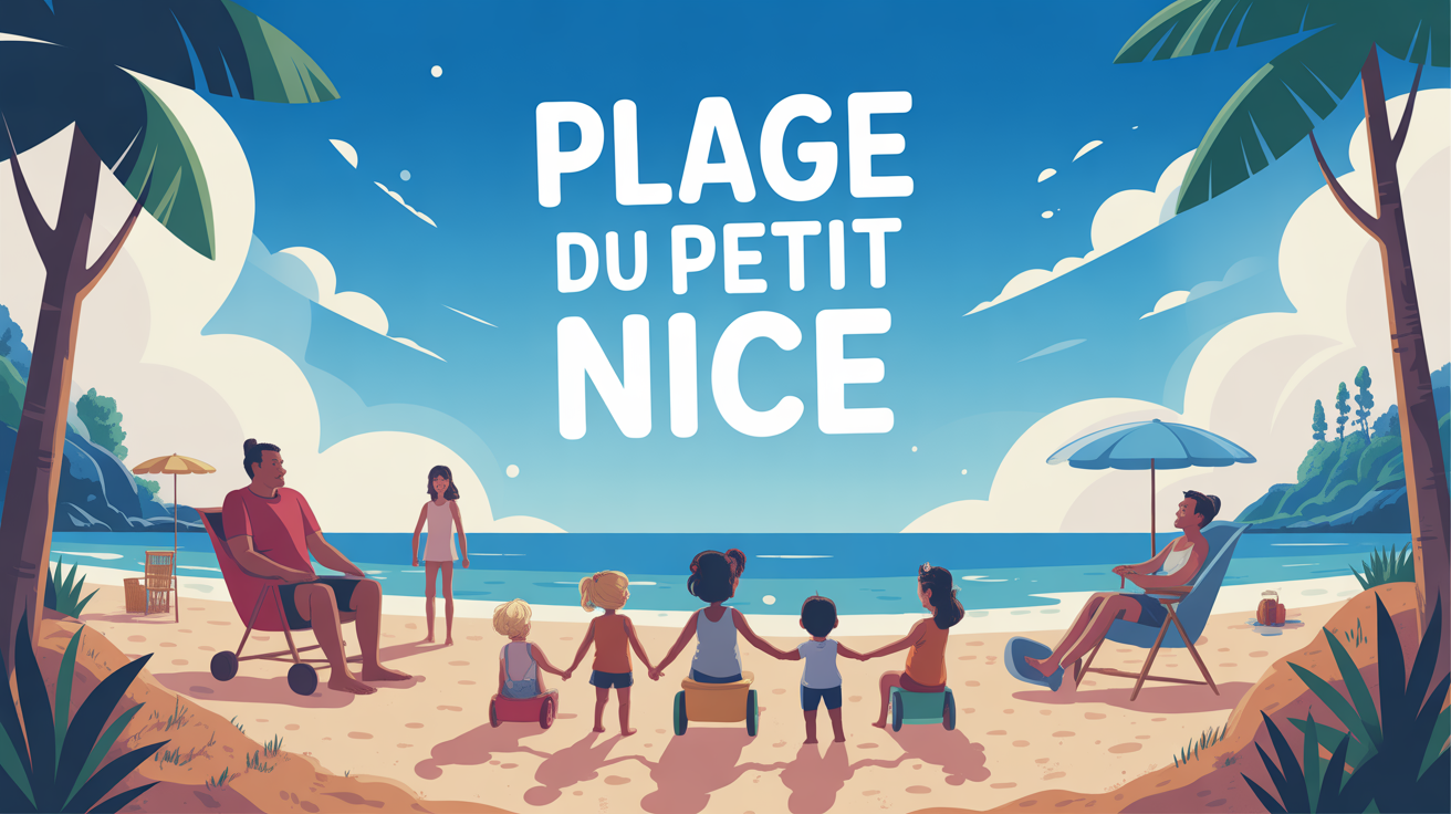 Plage du Petit Nice vue panoramique inclusive