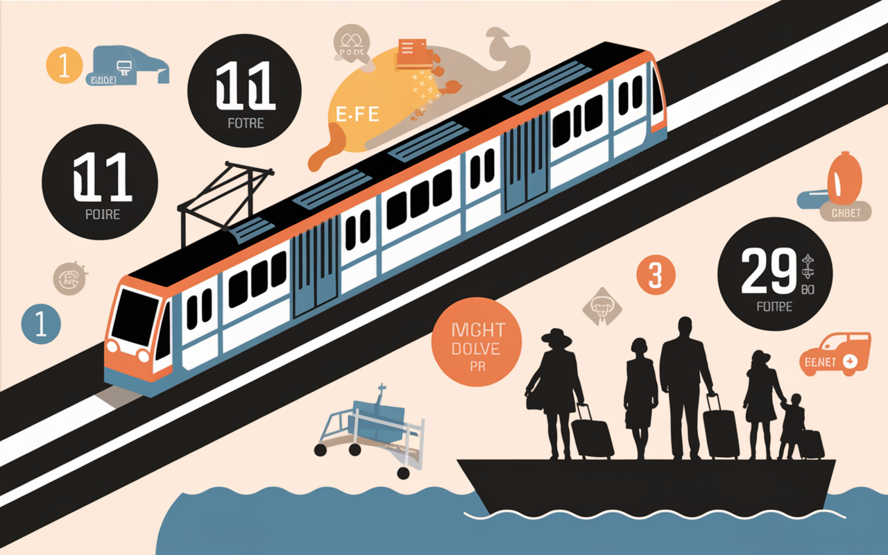Carte de transport et métro stylisé à Stockholm