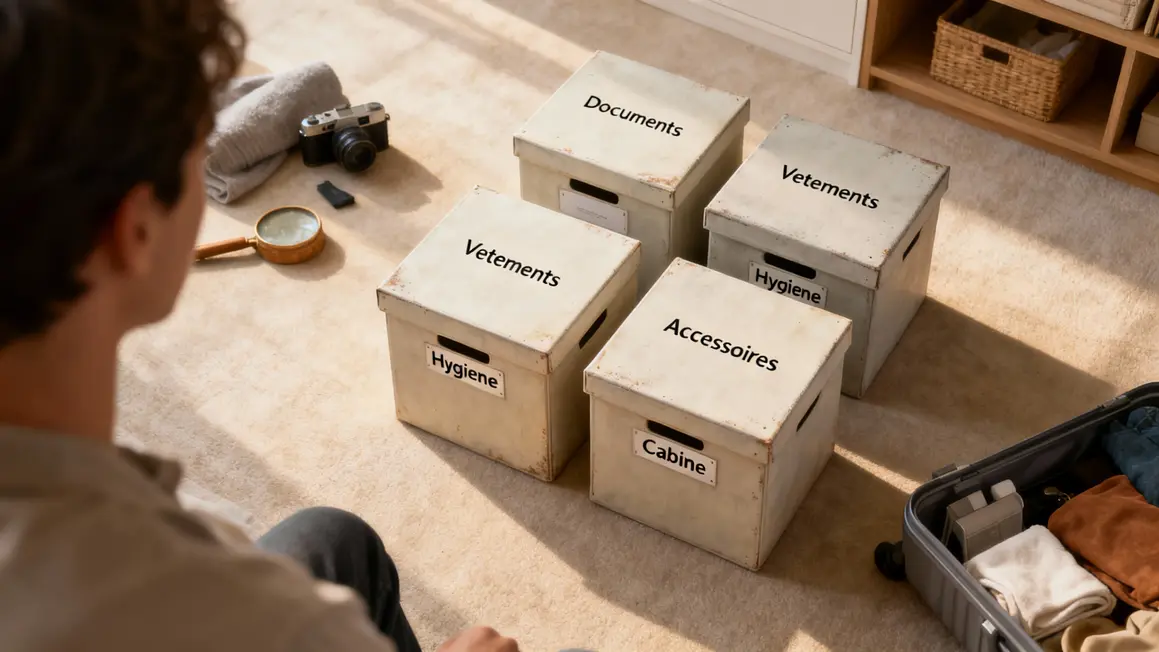 categories checklist valise vacances organisation