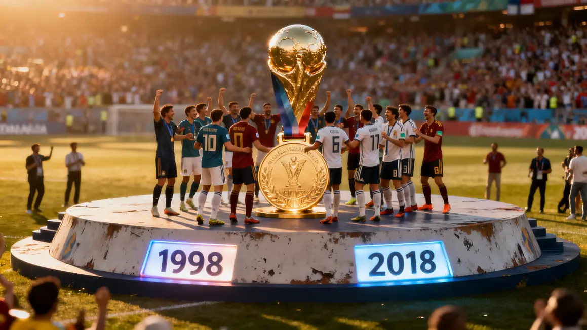 Équipe football croate célébration mondial 1998 2018