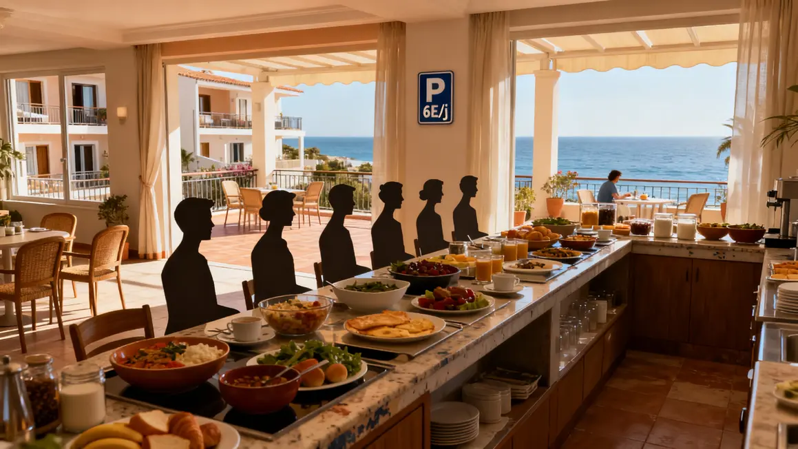 Buffet Hotel Zora Croatie, chambres terrasse, parking, vue mer