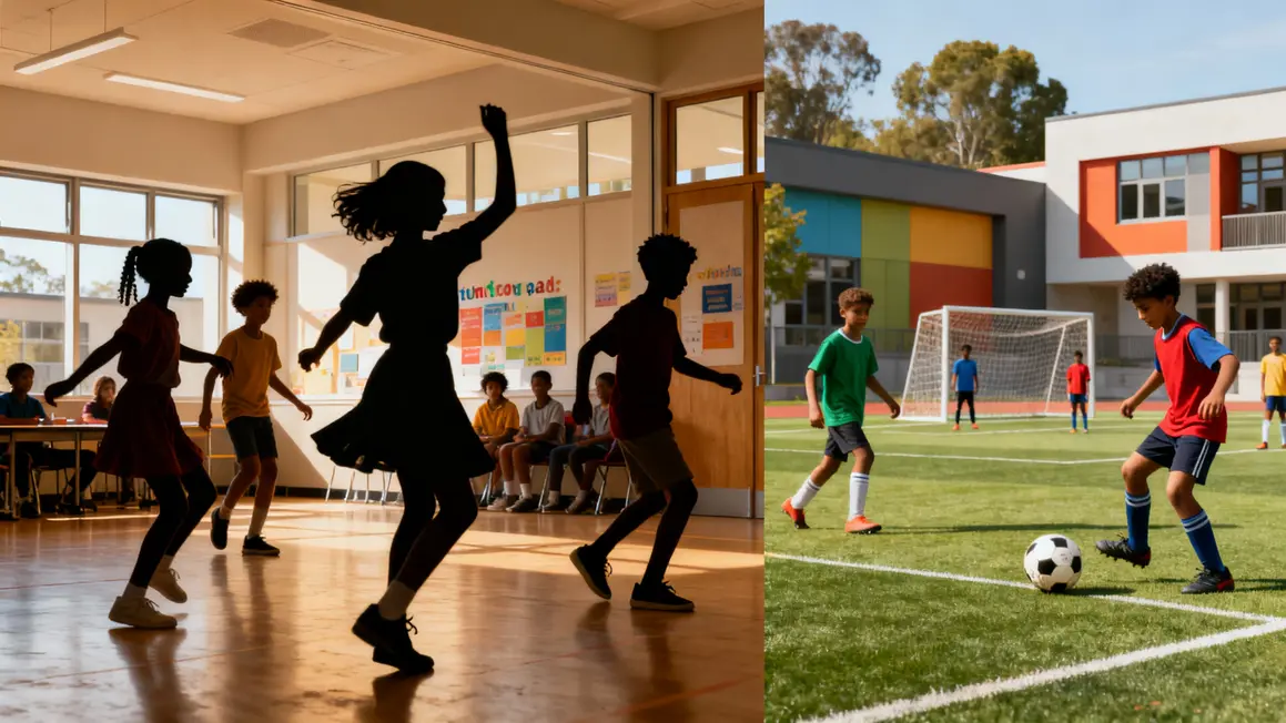 Atelier danse et football enfants expatriés Croatie