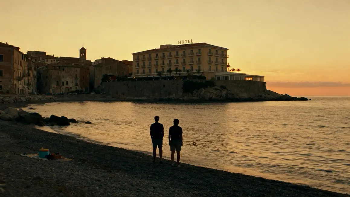 Hotel Zora Croatie plage rocheuse, centre Primosten, coucher de soleil