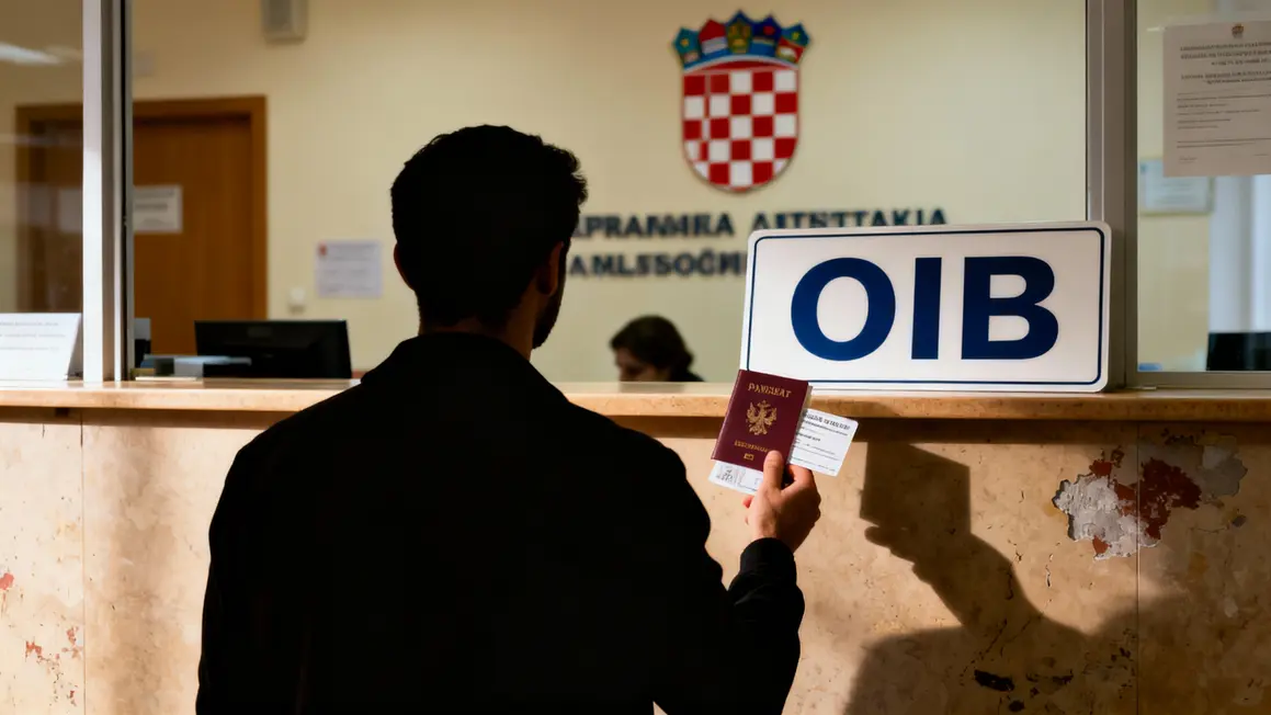 obtention OIB bureau Croatie dossier résident