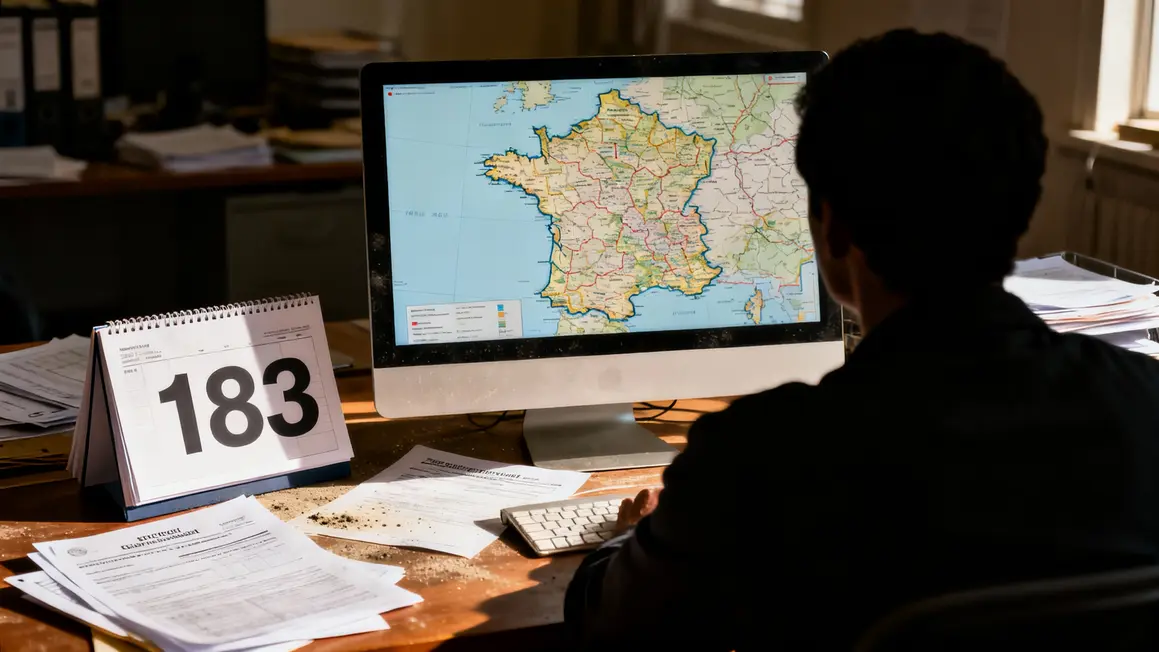 Carte France critères 183 jours résidence fiscale non résident