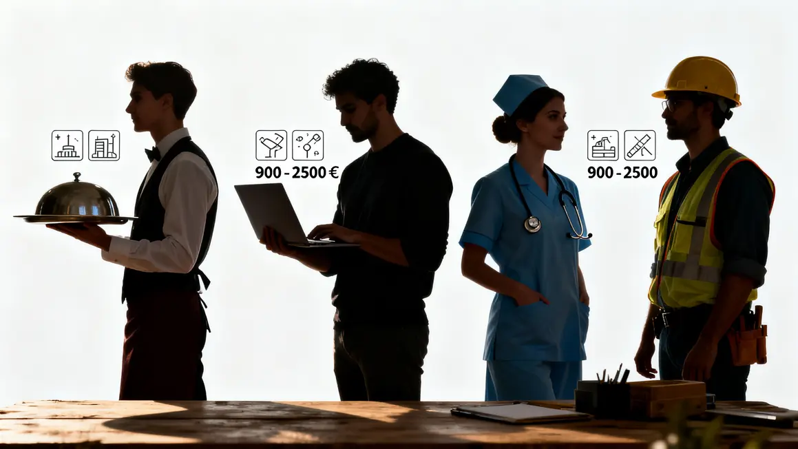 Tableau métiers clés Croatie salaires emplois expatriés francophones