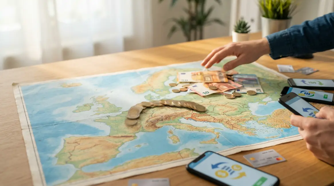 transfert argent europe entre france et croatie carte euro