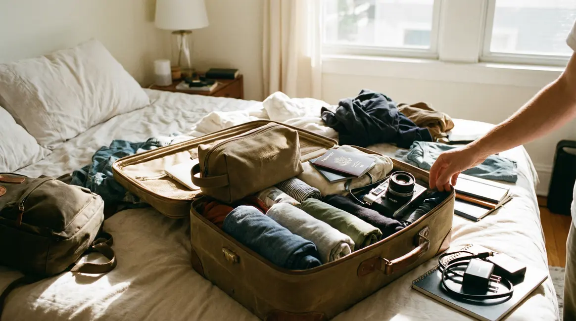 valise vacances ouverte checklist expatrie croatie