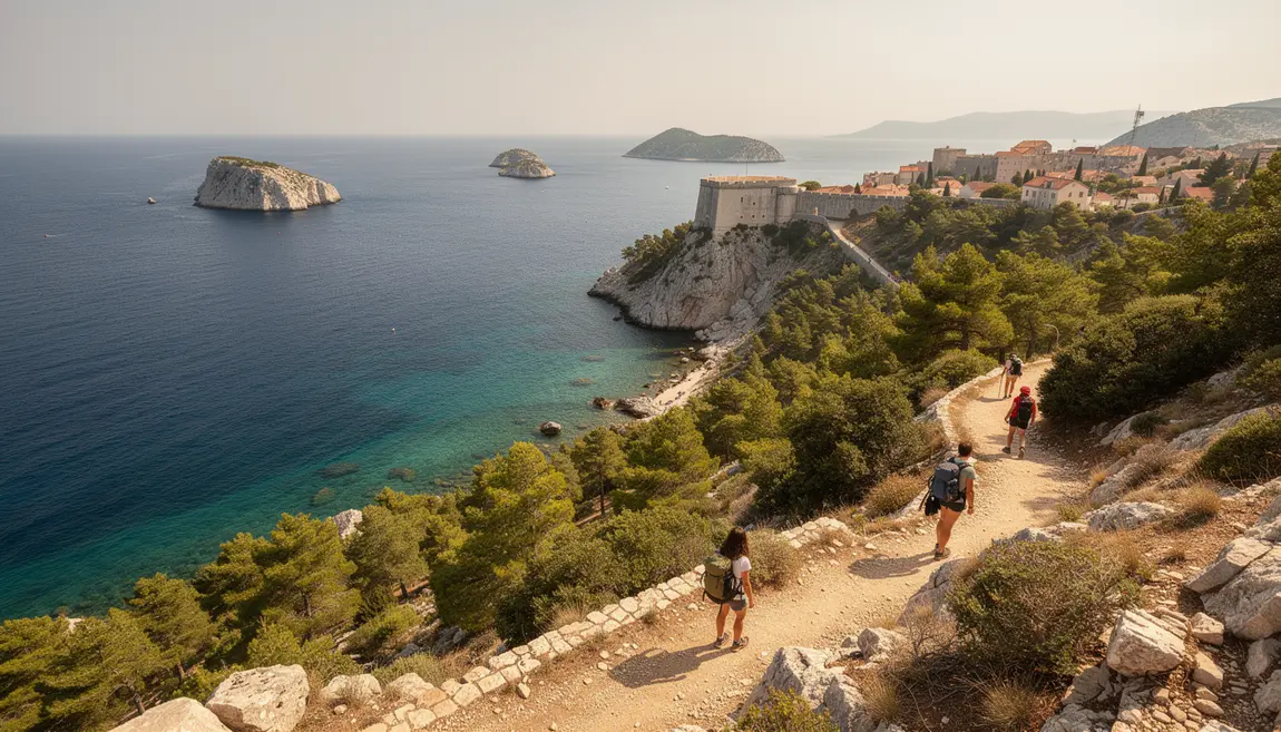 Panorama attractions Croatie, mer Adriatique