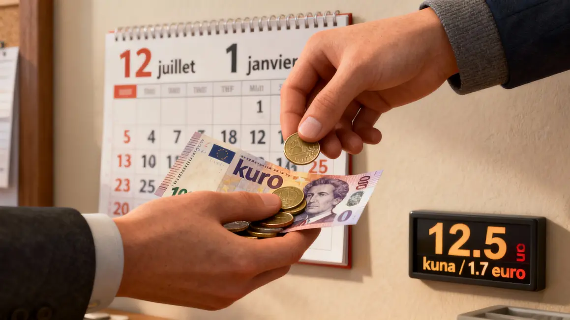 transition kuna euro en croatie