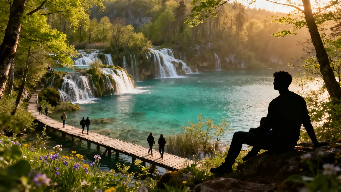 Lacs cascades Plitvice Krka Croatie