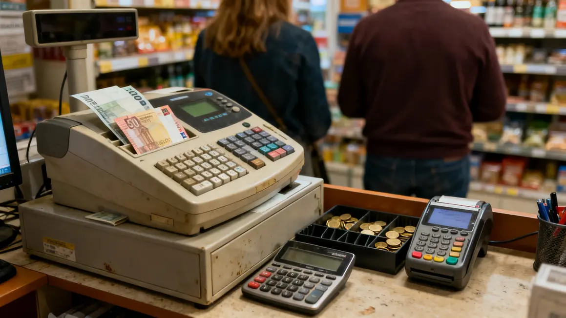 Magasin Croatie, kuna euro, paiement, double affichage