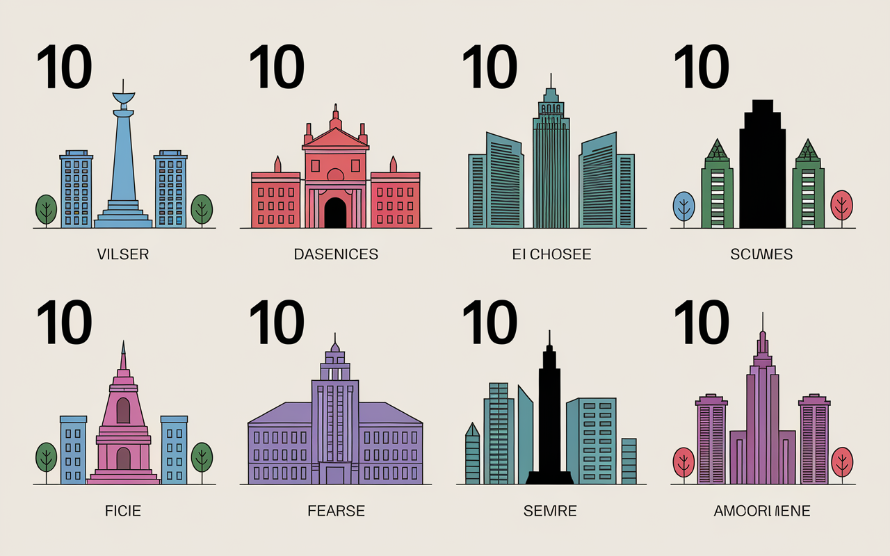 Illustration top 10 villes europe