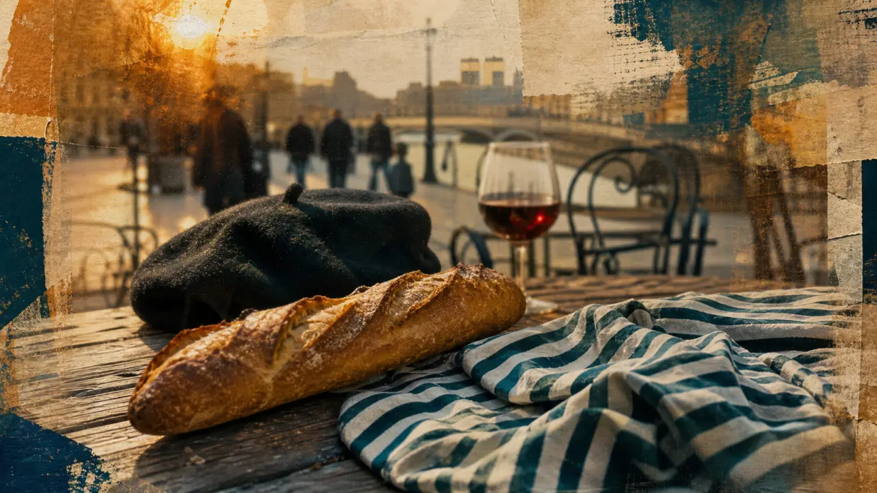 Clichés sur les français : baguette, béret et marinière à Paris